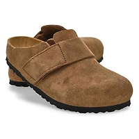Women's  Loma Suede Casual Clog - Dark Tea
