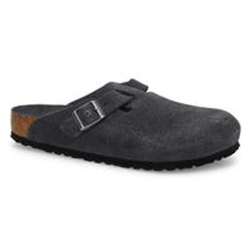 Sabot dcontract en cuir huil BOSTON, noir, homm