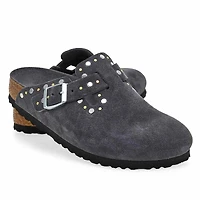 Women's  Boston Rivets Narrow Clog - Taupe