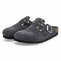 Women's  Boston Rivets Narrow Clog - Taupe