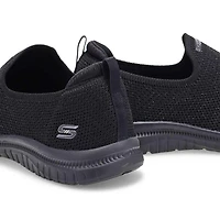 Women's Virtue Slip On Sneaker - Black/Black