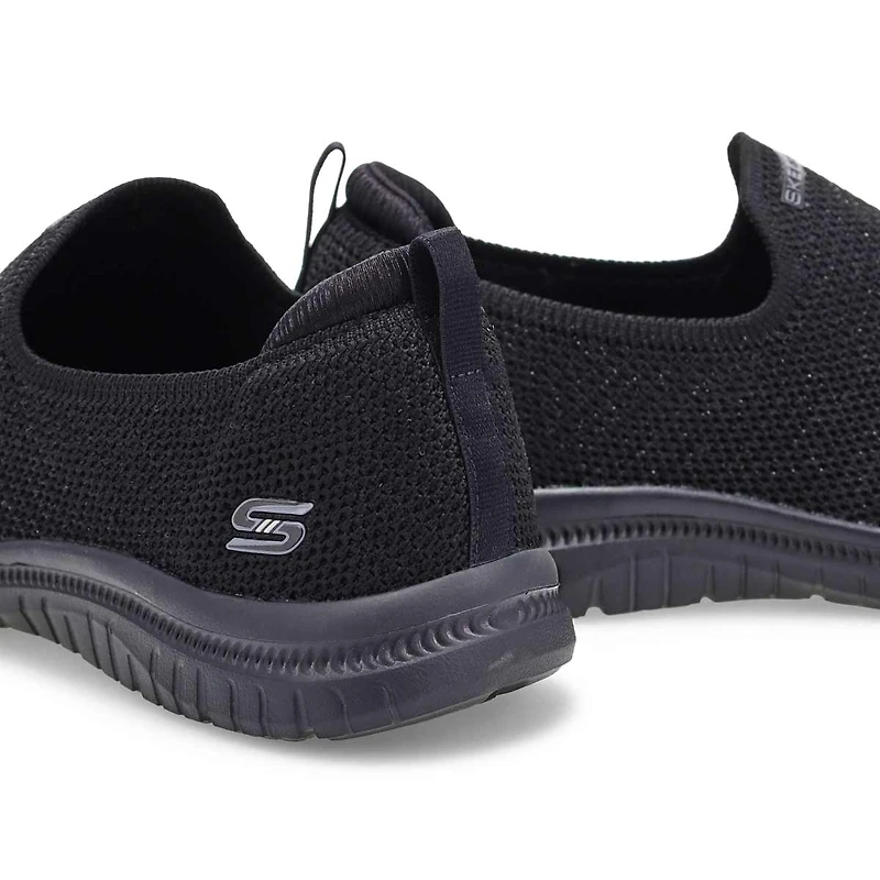 Women's Virtue Slip On Sneaker - Black/Black