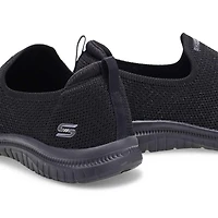 Women's Virtue Slip On Sneaker - Black/Black