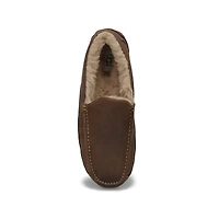 Pantoufle Ascot, peau de mouton,nr,homme