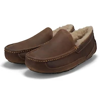 Pantoufle Ascot, peau de mouton,nr,homme