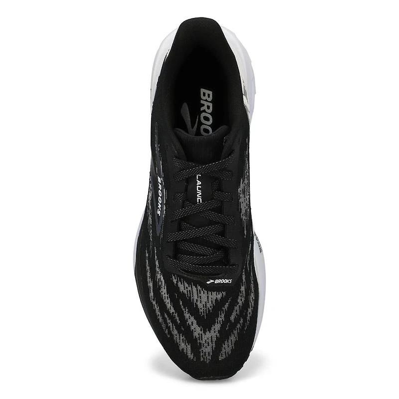 Men's Launch 11 Lace Up Performance Runner - Black