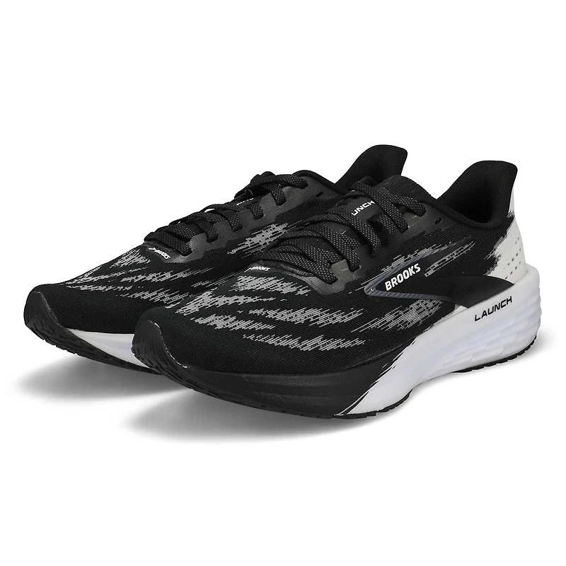 Men's Launch 11 Lace Up Performance Runner - Black