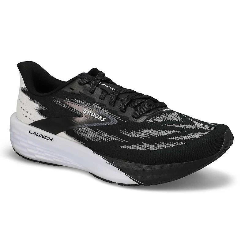Men's Launch 11 Lace Up Performance Runner - Black