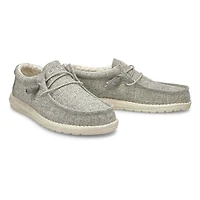 Men's Wally Linen Casual Shoe -  Iron