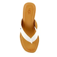 Women's TUOLUMNE white thong sandals