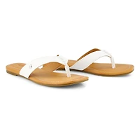Women's TUOLUMNE white thong sandals