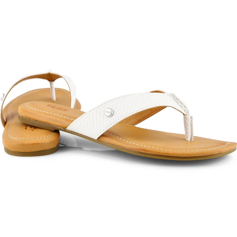 Women's TUOLUMNE white thong sandals