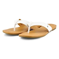 Women's TUOLUMNE white thong sandals
