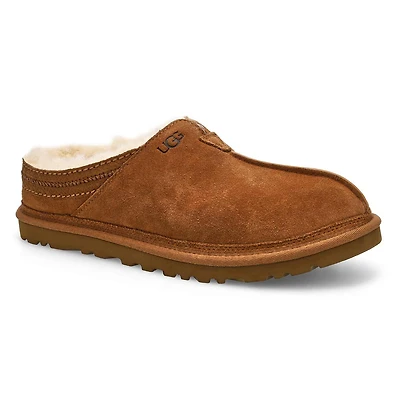 Pantoufle en peau de mouton NEUMAN, noir, hommes
