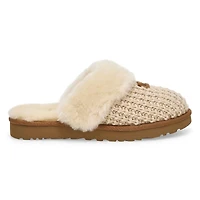 Women's Cozy Slip On Slipper -Charcoal