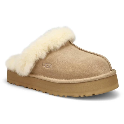 Women's Disquette Sheepskin Slipper - Chestnut
