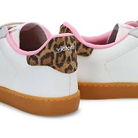 Baskets  lacets BERLIN CYCLE TOE, blanc/lopard,