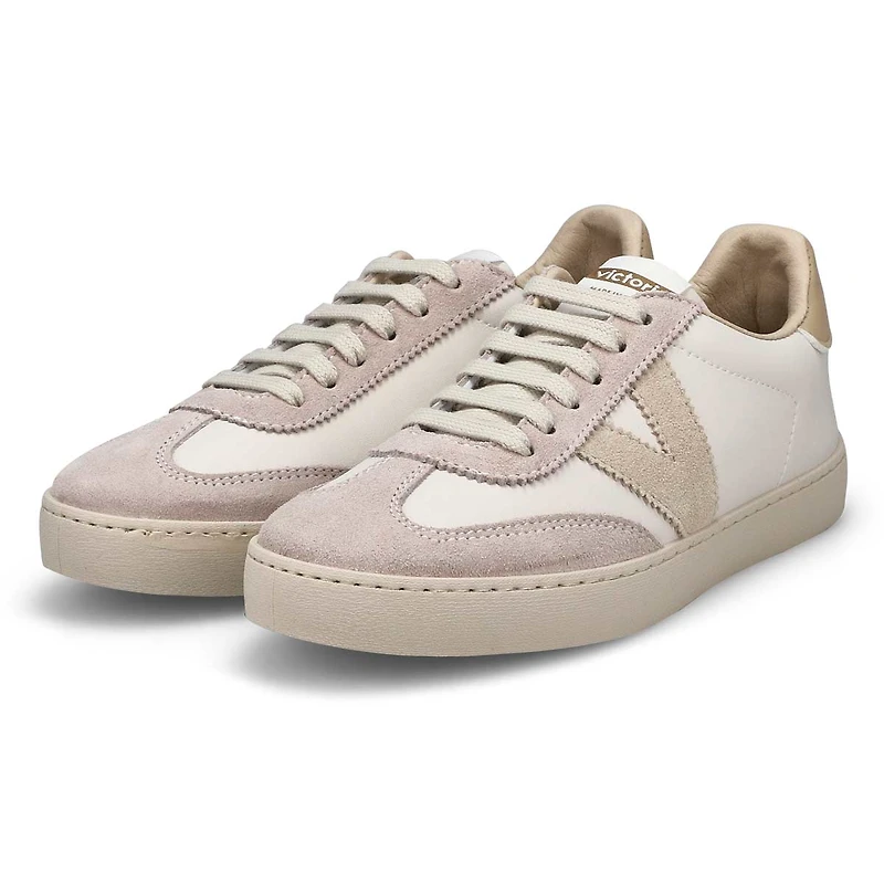 Baskets à lacets BERLIN CYCLE TOE, blanc/léopard,