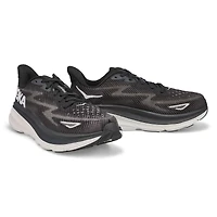 Men's Clifton 9 Lace Up Performance Runner - Black