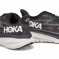 Men's Clifton 9 Lace Up Performance Runner - Black