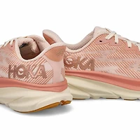 Women's  Clifton 9 Lace Up Performance Runner - Sa
