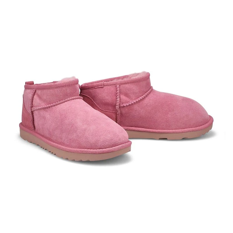 Girls' Classic Ultra Mini Sheepskin Boot - Black