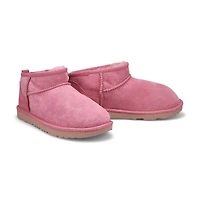 Girls' Classic Ultra Mini Sheepskin Boot - Black