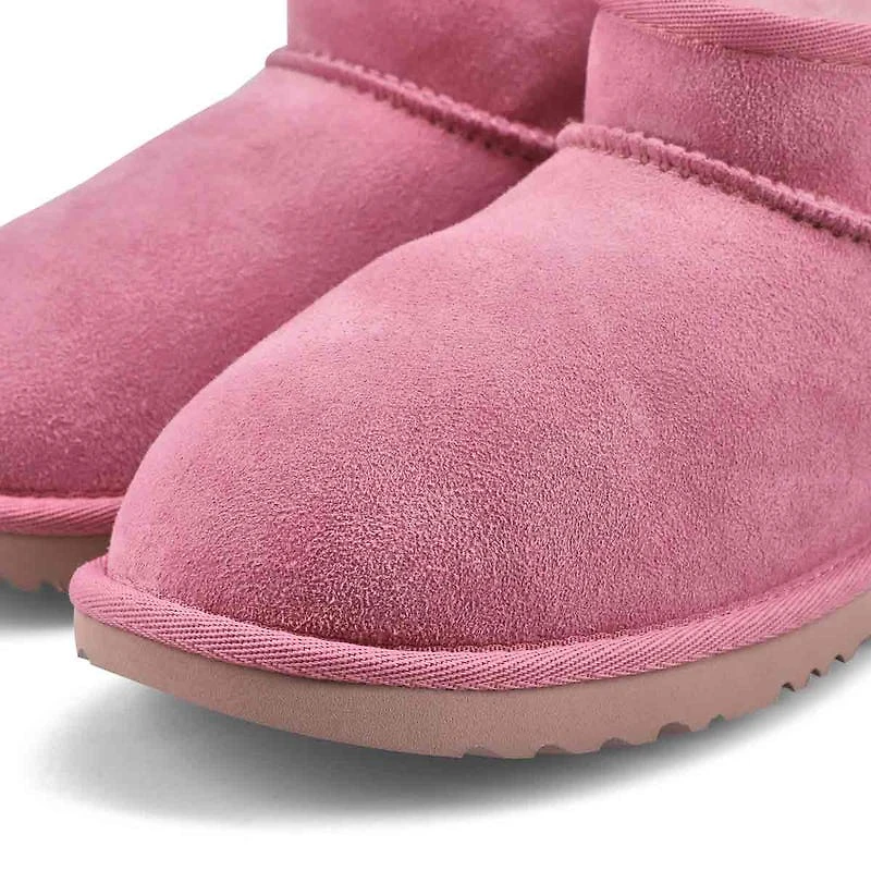Girls' Classic Ultra Mini Sheepskin Boot - Black