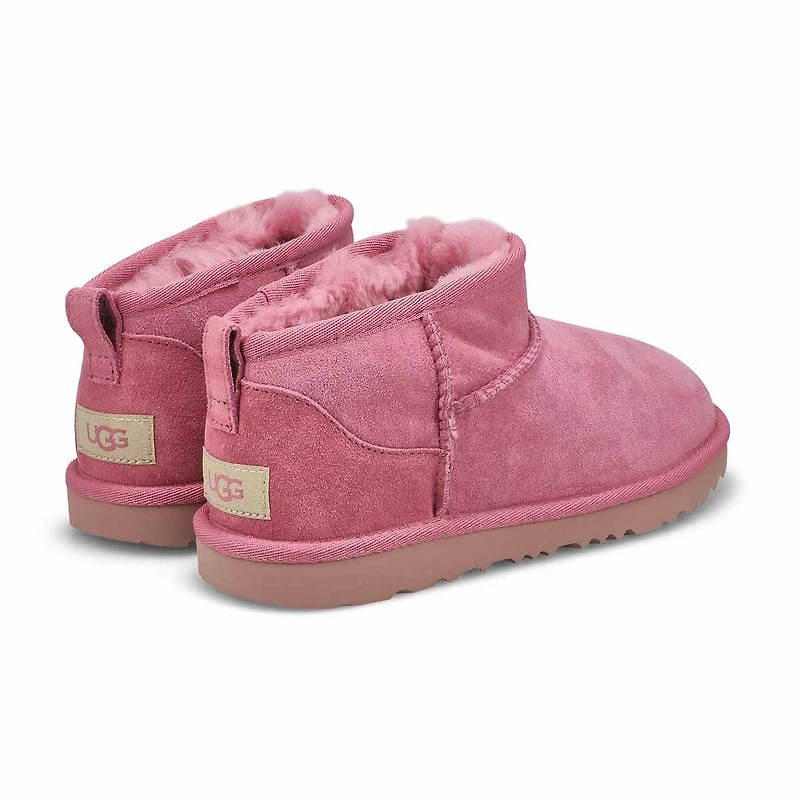 Girls' Classic Ultra Mini Sheepskin Boot - Black