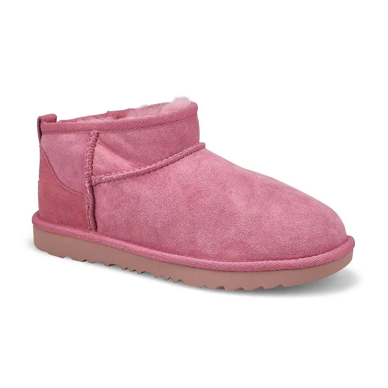 Girls' Classic Ultra Mini Sheepskin Boot - Black