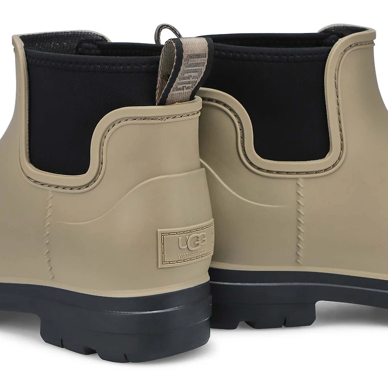 Botte de pluie Chelsea DROPLET, noir, femmes