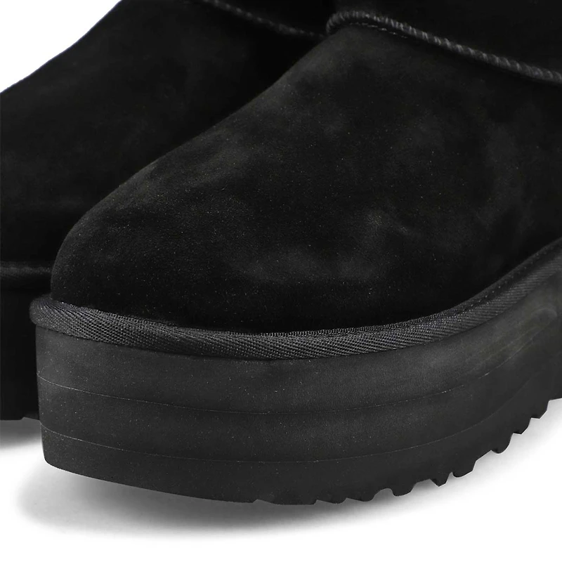 Women's Classic Mini Platform Boot - Black