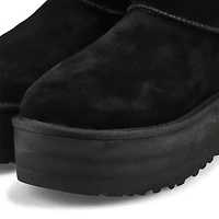 Women's Classic Mini Platform Boot - Black