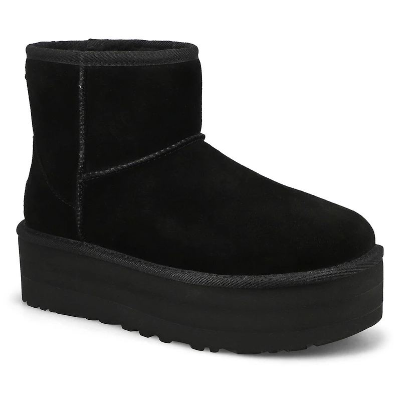 Women's Classic Mini Platform Boot - Black