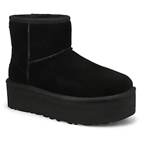 Women's Classic Mini Platform Boot - Black