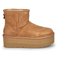 Botte CLASSIC MINI PLATFORM, chtaigne, femmes