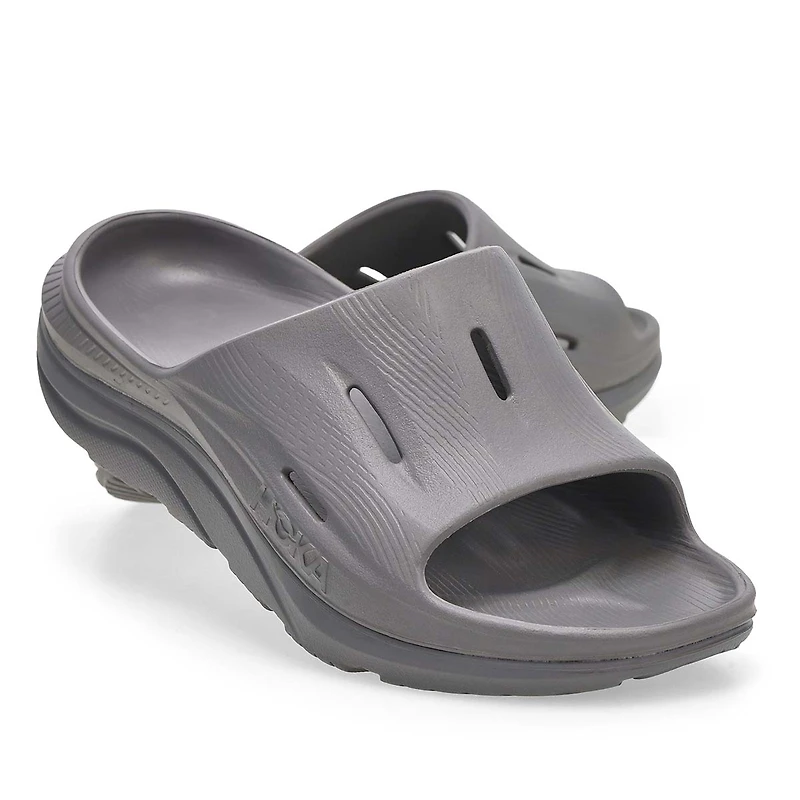 Men's Ora Recovery Slide 3 Sandal - Grey/Grey