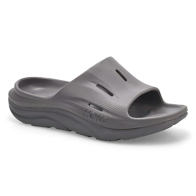 Men's Ora Recovery Slide 3 Sandal - Grey/Grey