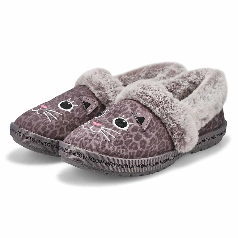Women's Bobs Too Cozy Catitude Slipper - Charcoal