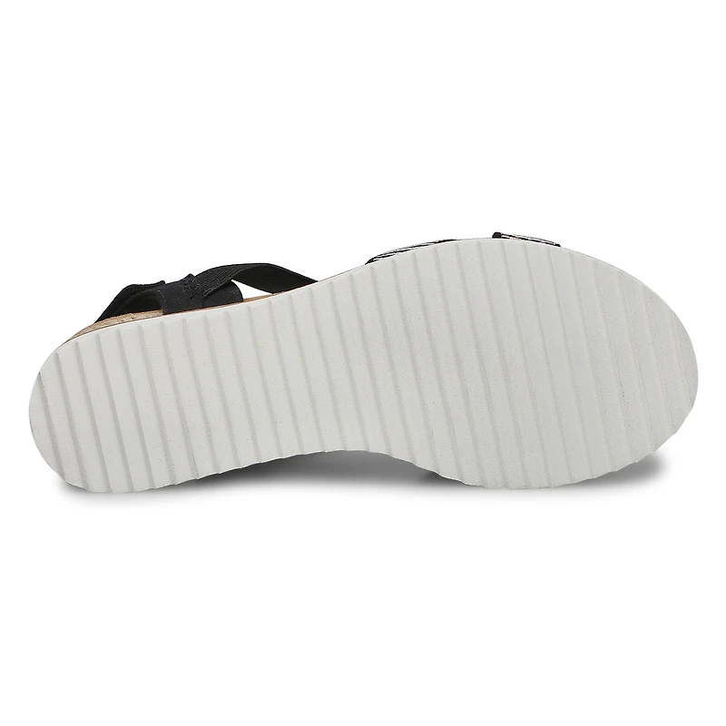 Women's Desert Kiss Cross Strap Sandal - Black/Mul