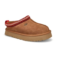 Kid's Tazz Platform Slipper - Chestnut
