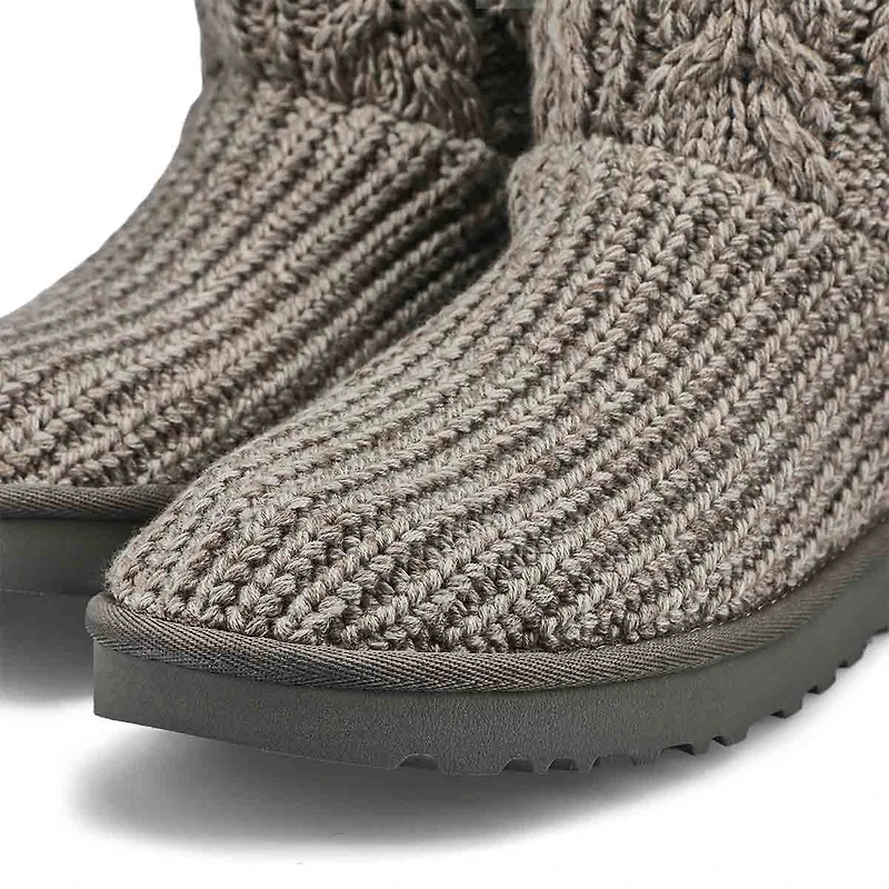 Botte CLASSIC CARDI CABLED KNIT, noir, femmes