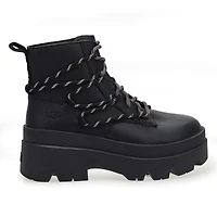 Women's Brisbane Lace up Platform Boot - Black