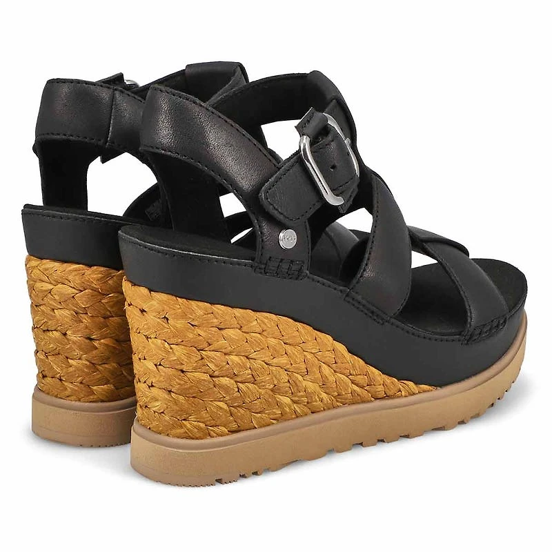 Women's Abbot Wedge Sandal - Black
