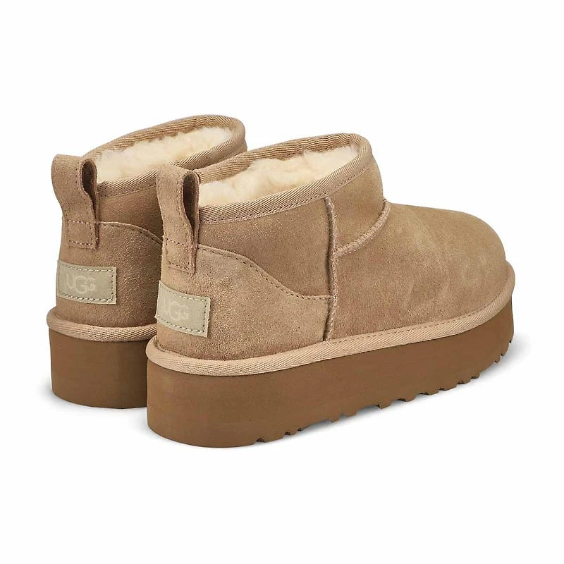 Girl's Ultra Mini Platform Sheepskin Boot