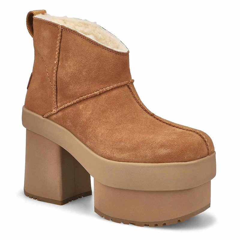 Botte NEW HEIGHTS PLATFORM MINI, chtaigne, femmes
