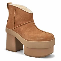 Botte NEW HEIGHTS PLATFORM MINI, chtaigne, femmes