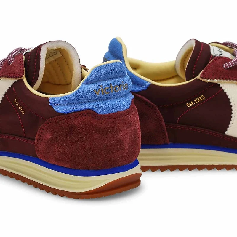 Baskets  lacets SATURNO, bordeaux, femmes