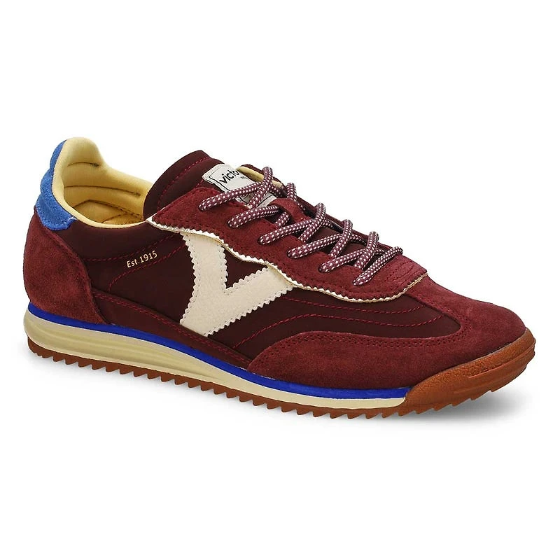 Baskets  lacets SATURNO, bordeaux, femmes