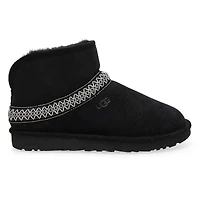 Women's Classic Mini Crescent Boot - Black